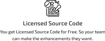 licensed source code