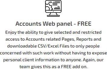 Web panels accounts