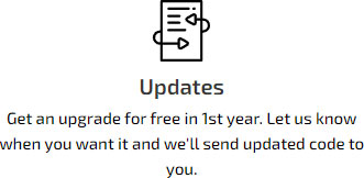 1 year - free upgrade