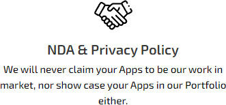 NDA & Privacy policy
