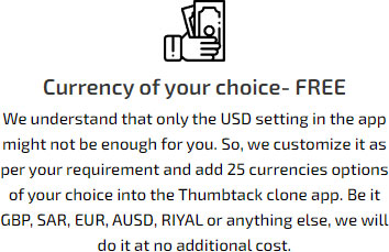 Currency choice