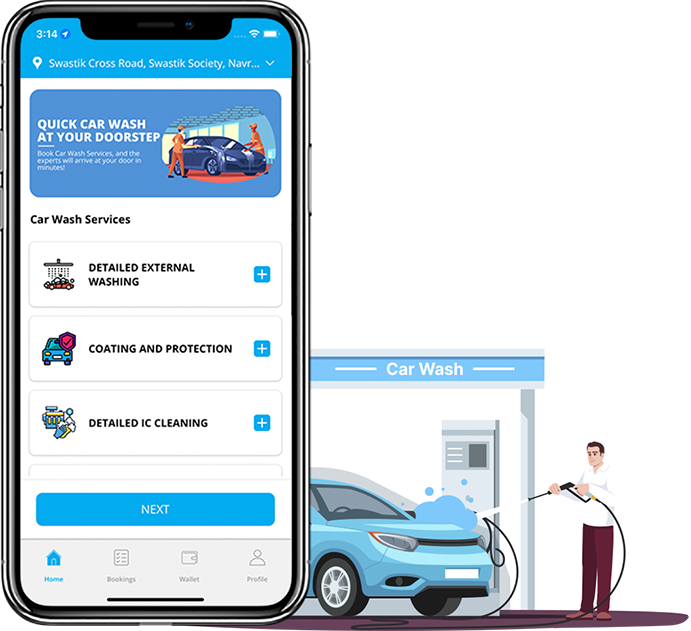 Car Wash App Development