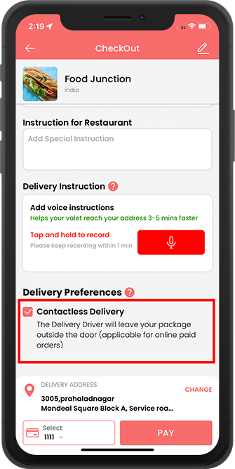 use choose payment method