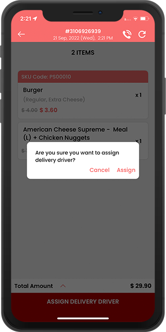 assign driver