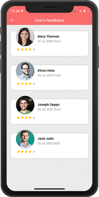 driver see user feedback