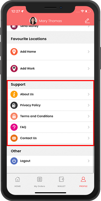 App support