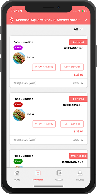 user rate & review to restaurant & driver