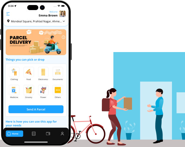 DeliverIt Clone app