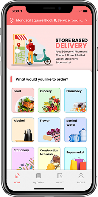 delivery app solution