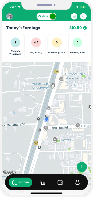 service provider gets online