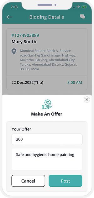 provider arrival notification