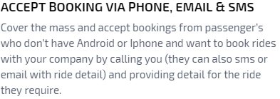 Accept Booking Via Phone, Email & SM