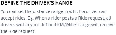 Define the Driver's range