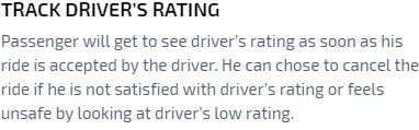 Track Driver’s Rating