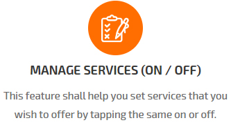 Manage Services (On / Off)