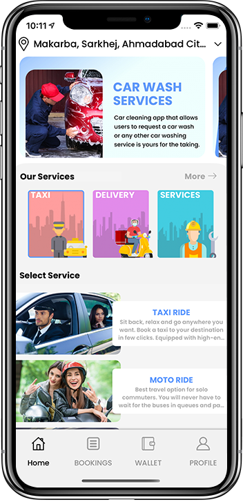 on demand service application