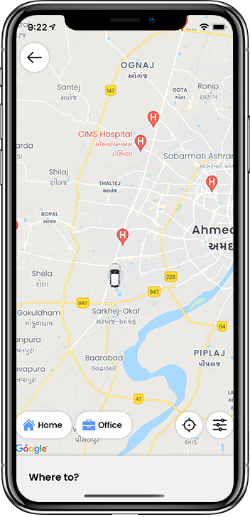 Taxi ride add location