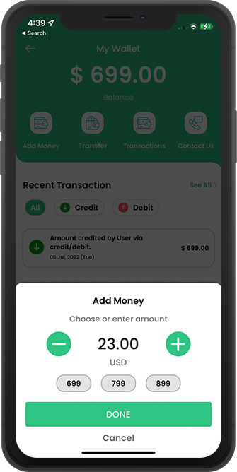 wallet balance