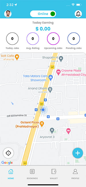 delivery driver app
