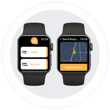 Taxi Booking With the Apple Watch App