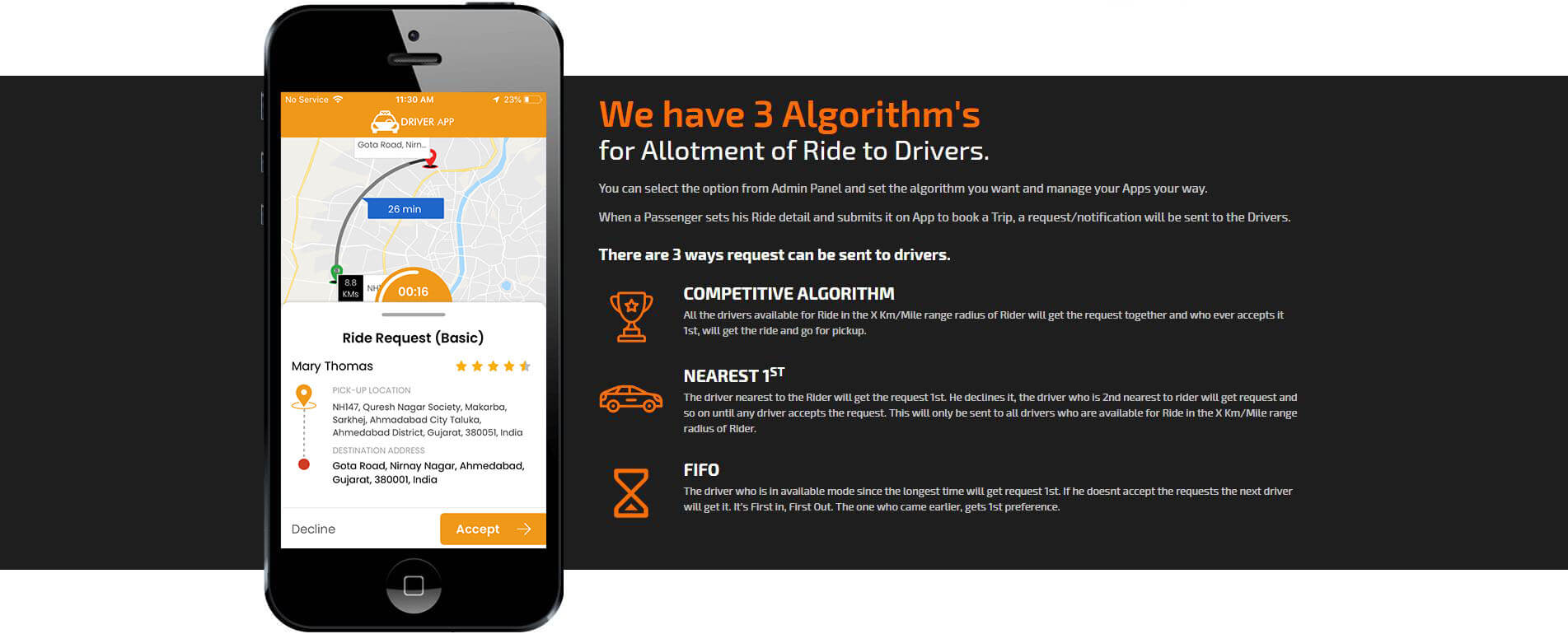 uber script algorithm