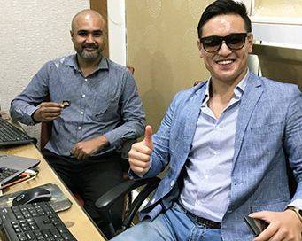 our client from Kazakhstan