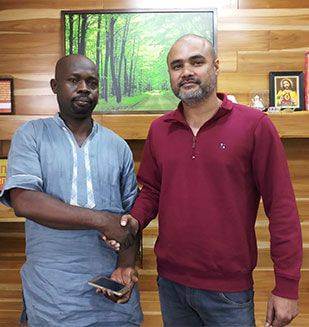 our client from Nigeria