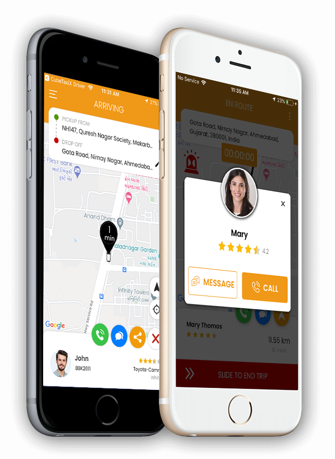 taxi booking app in california