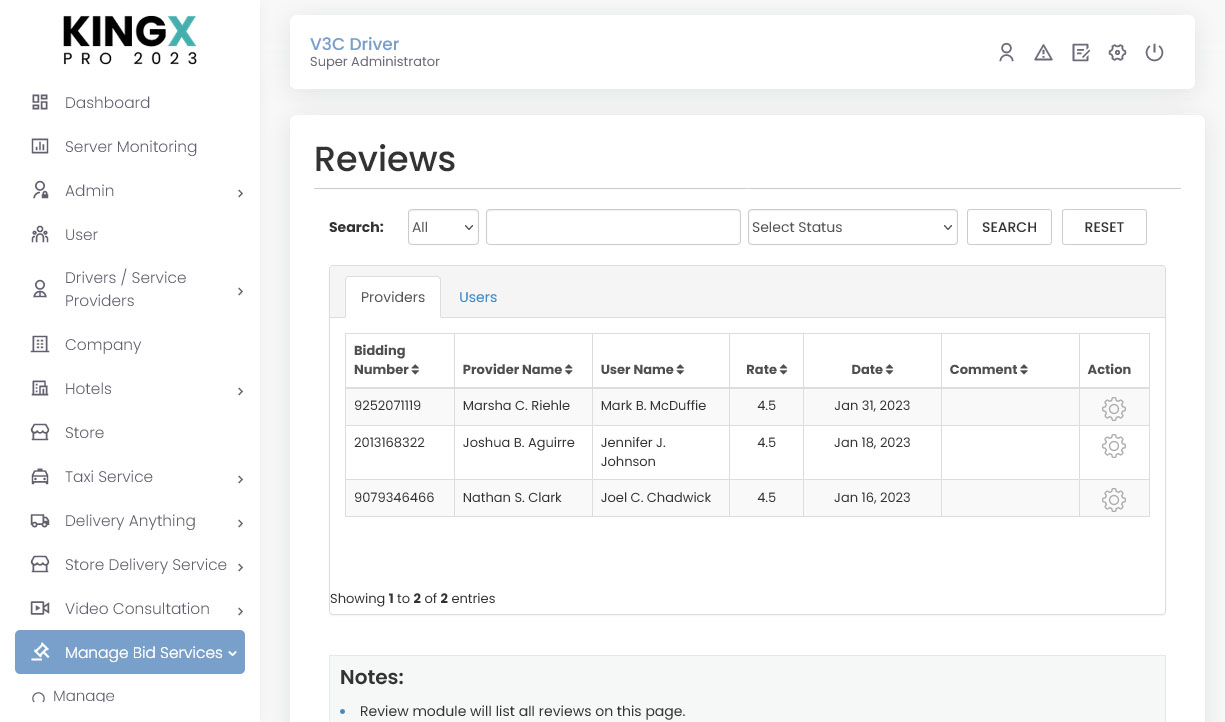 Reviews