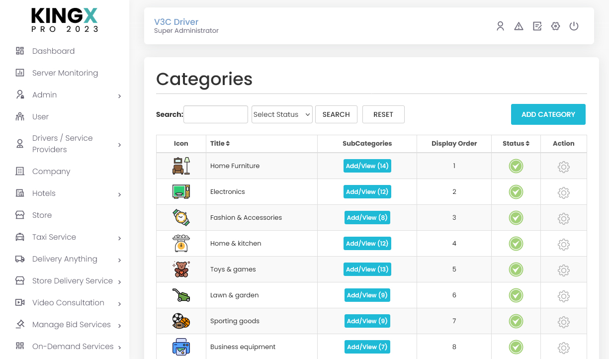 Manage General Items