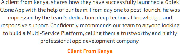 Client From Kenya