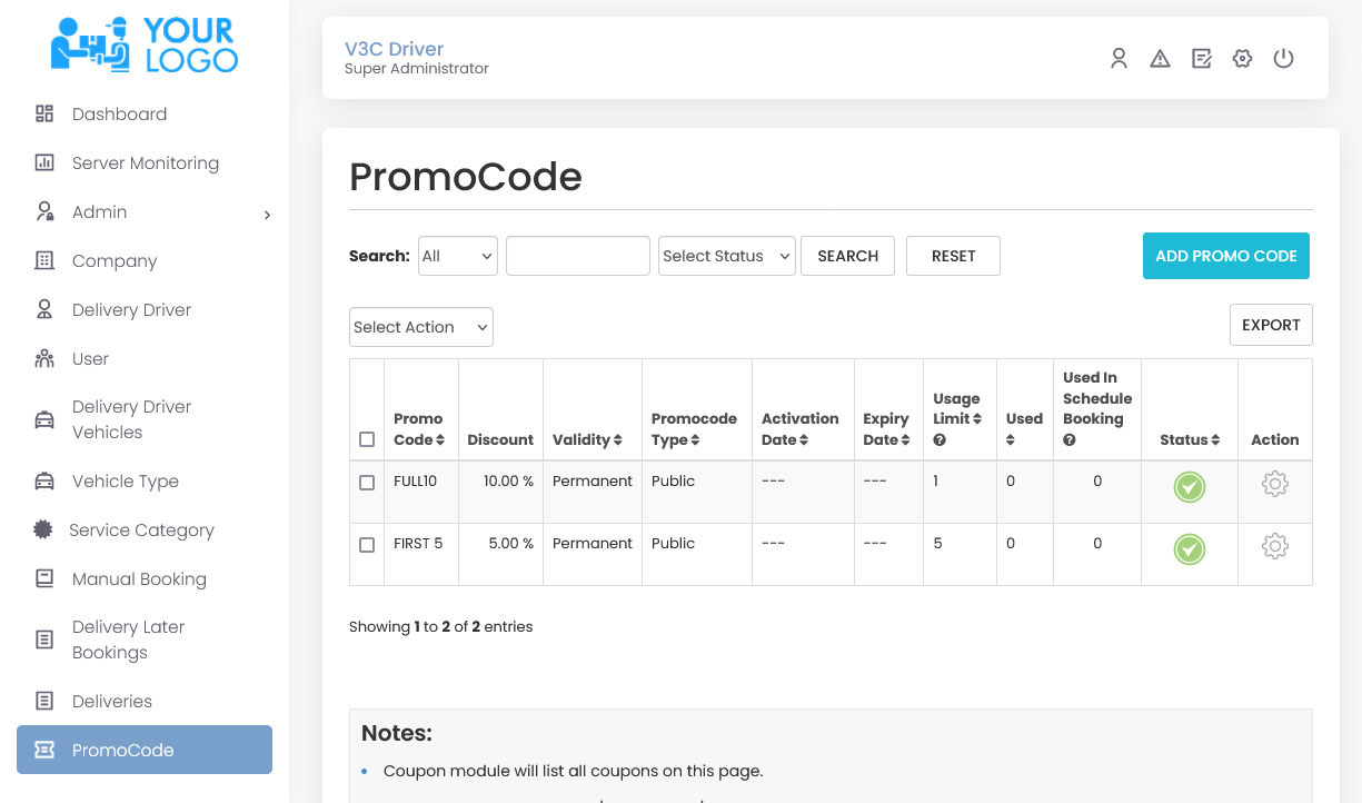 Promocode
