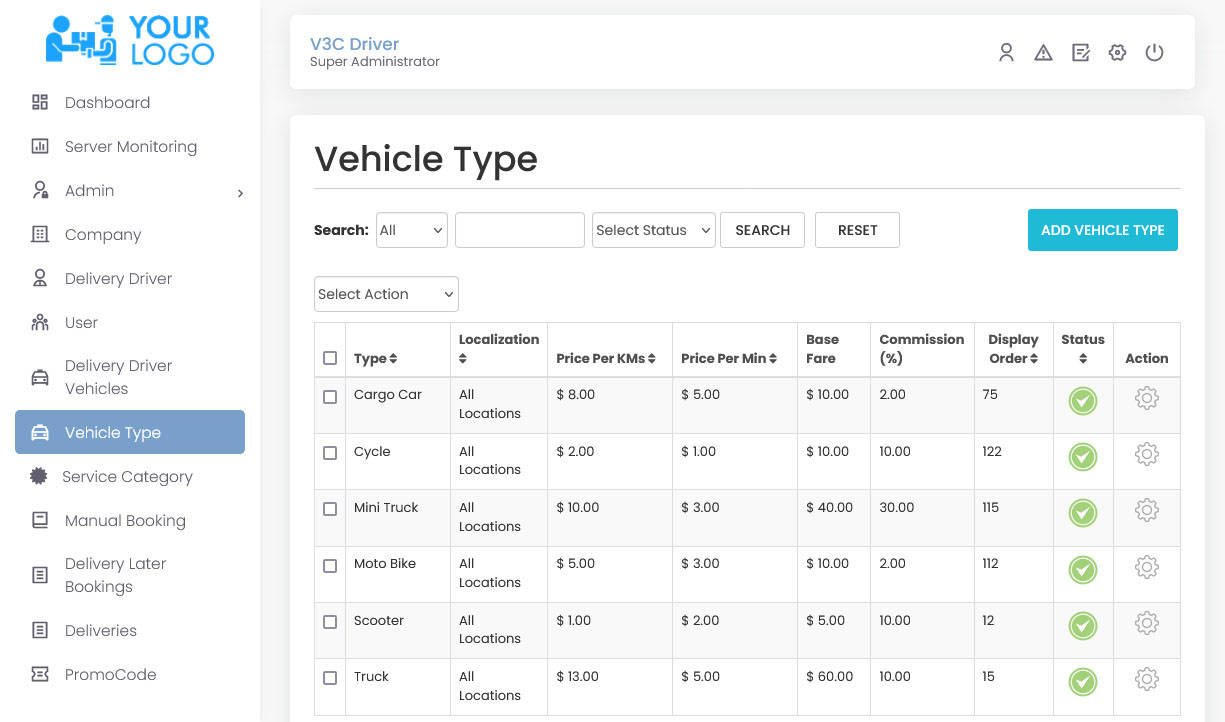 Vehicle Type