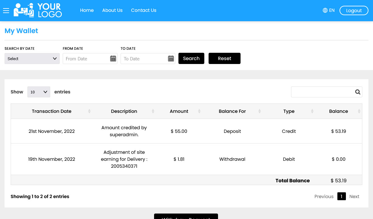 Driver Wallet