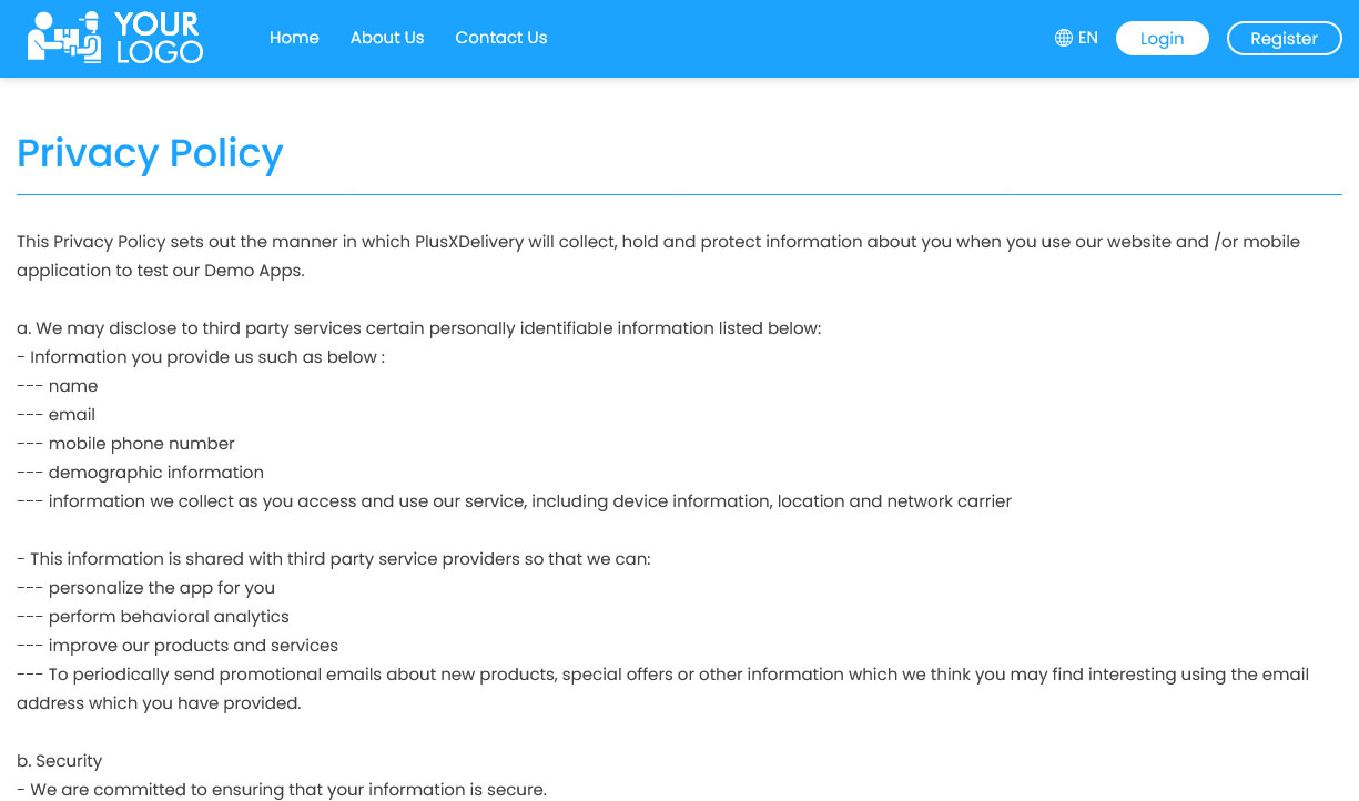 Privacy Policy