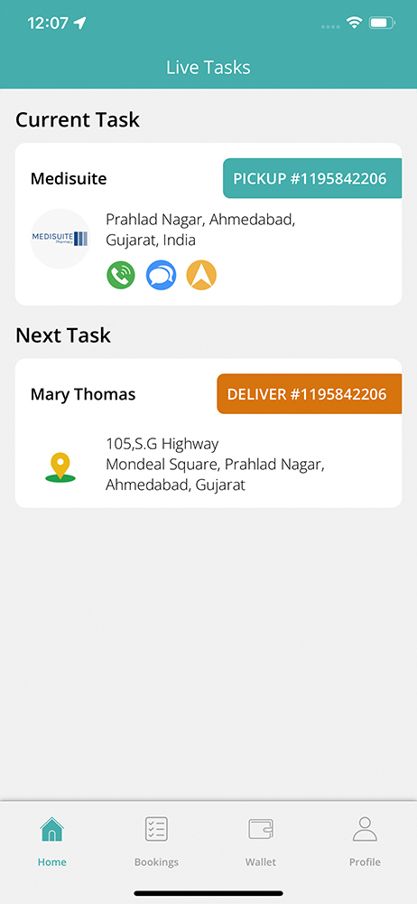 delivery driver profile