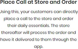 call to store