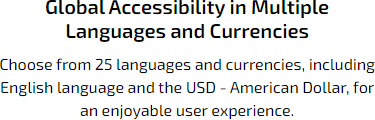 Global Accessibility in Multiple Languages and Currencies