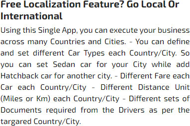 Free Localization Feature? Go Local or International