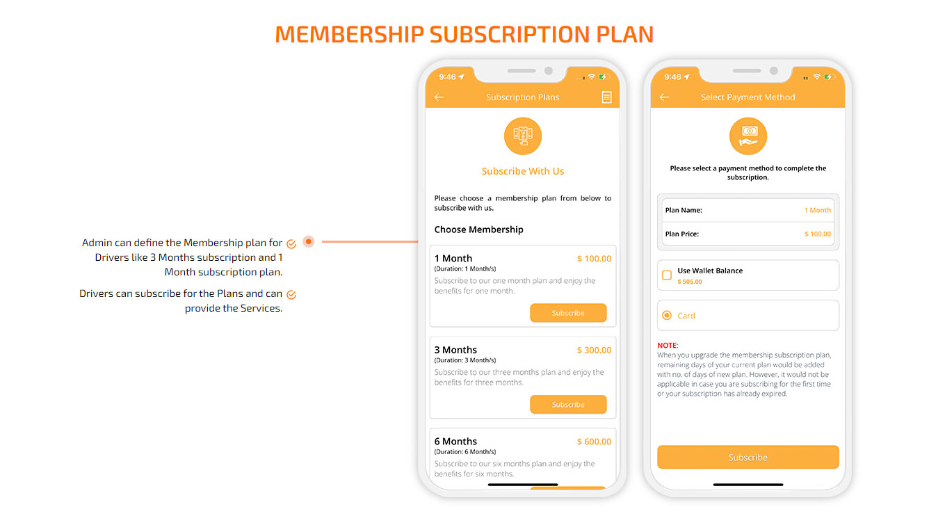 membership subscription plan