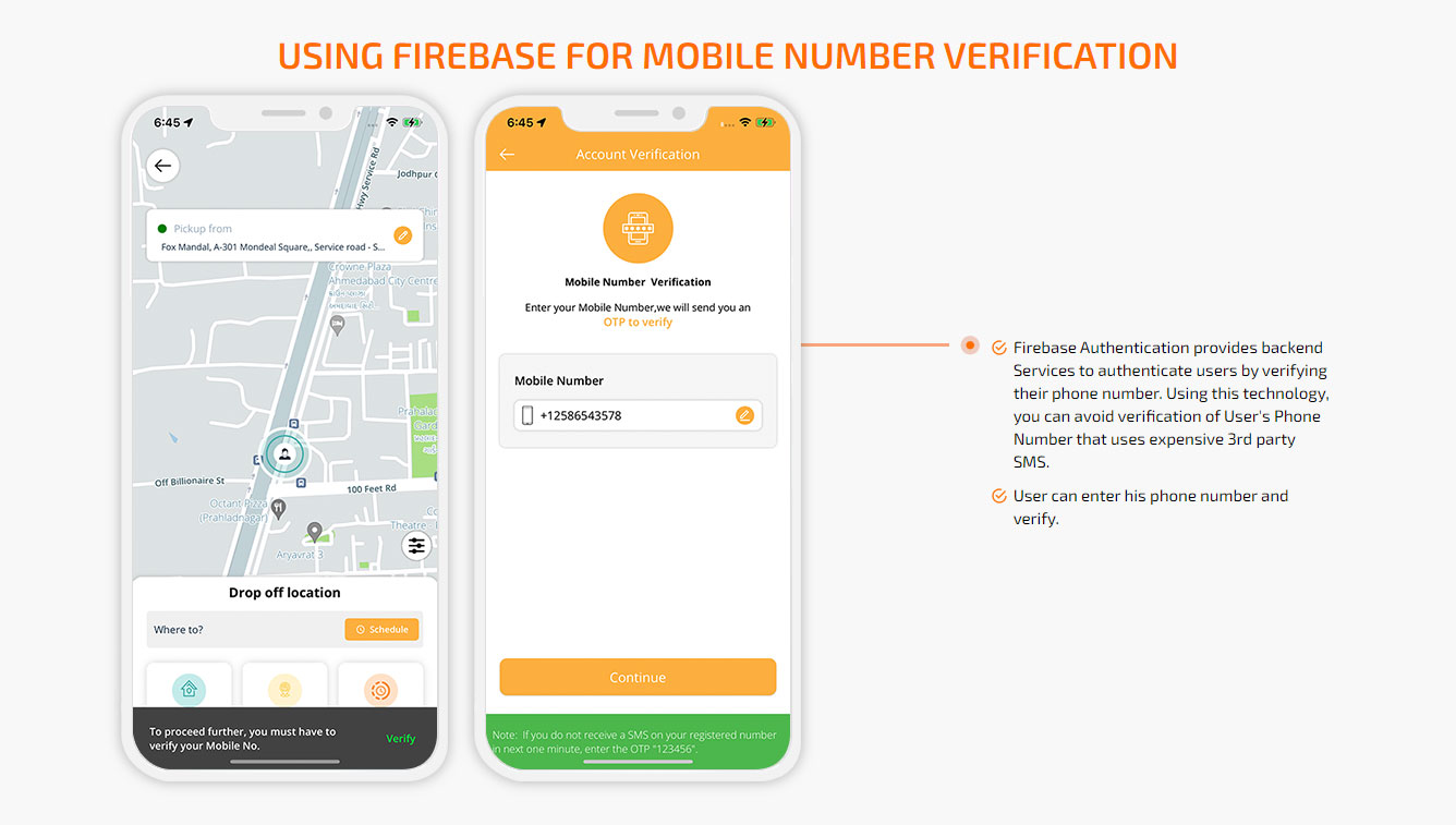 firebase for mobile number verification