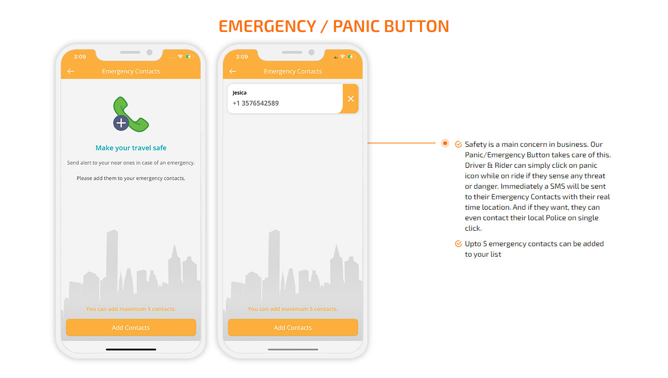 emergeny and panic button