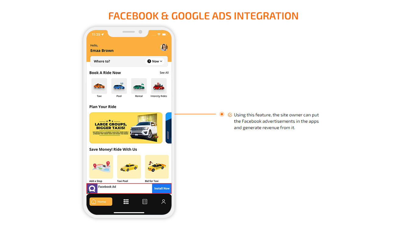 facebook and google ads integration