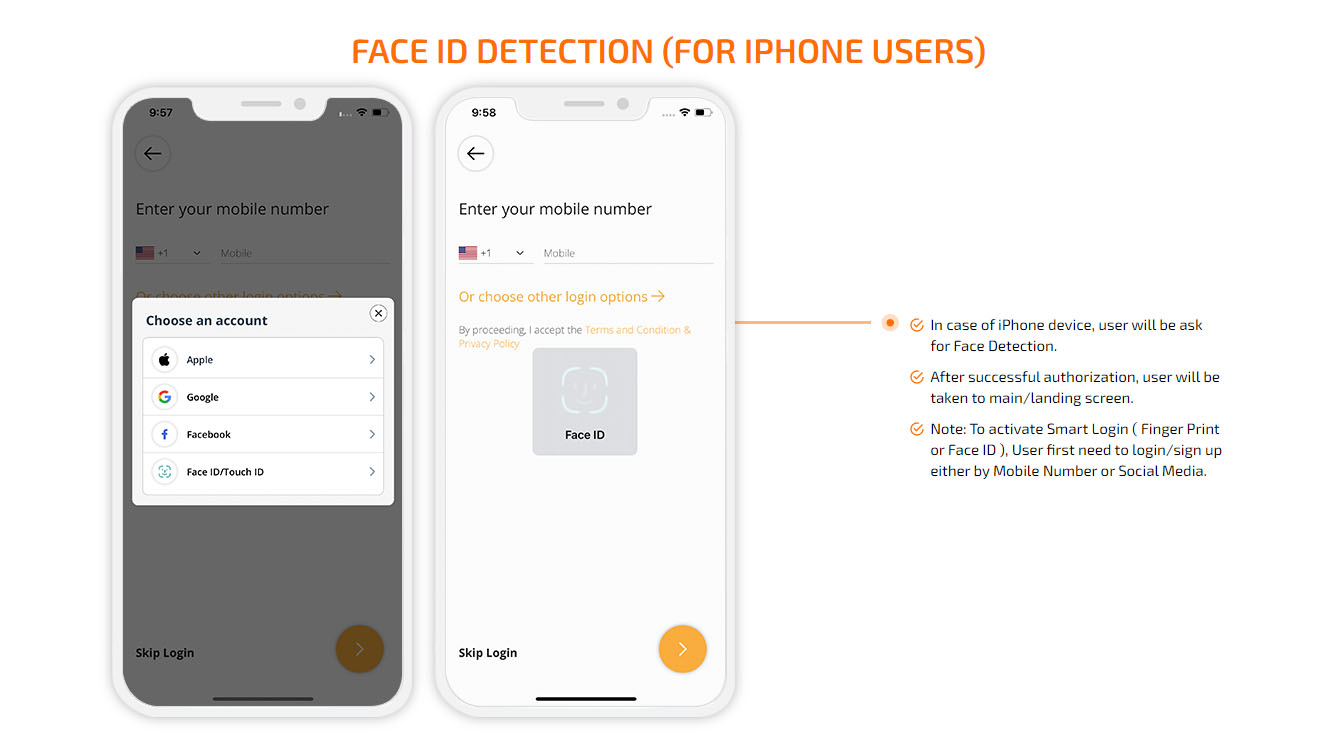Face ID Detection for iPhone Users