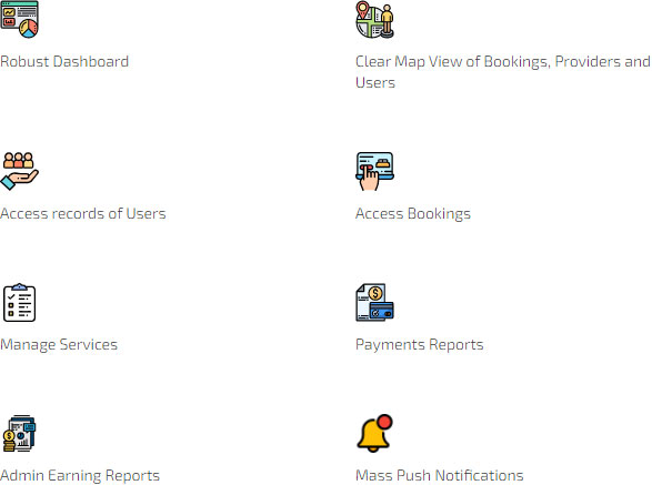 admin features