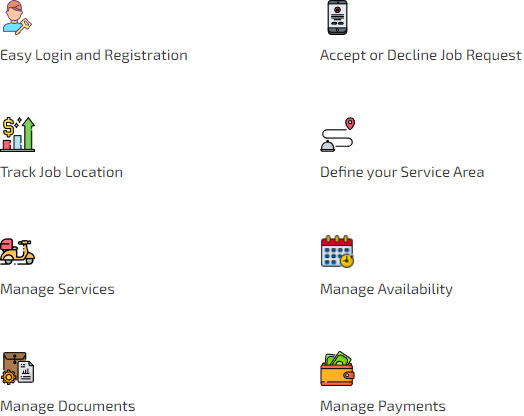provider app features