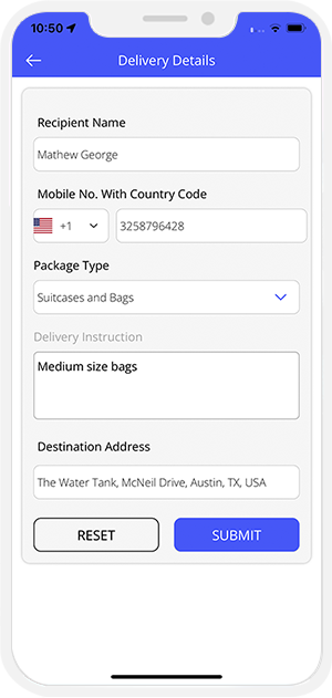 Delivery Details