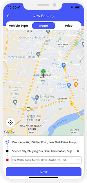 Vehicle New Booking