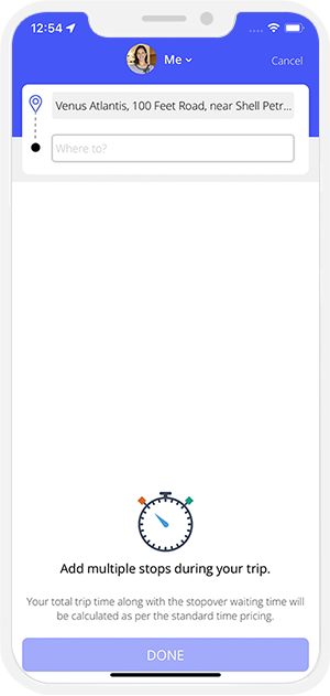 Add Multiple Stop During Trip