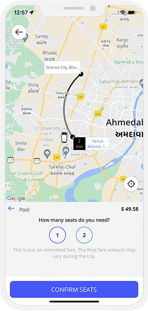 Confirm Seats